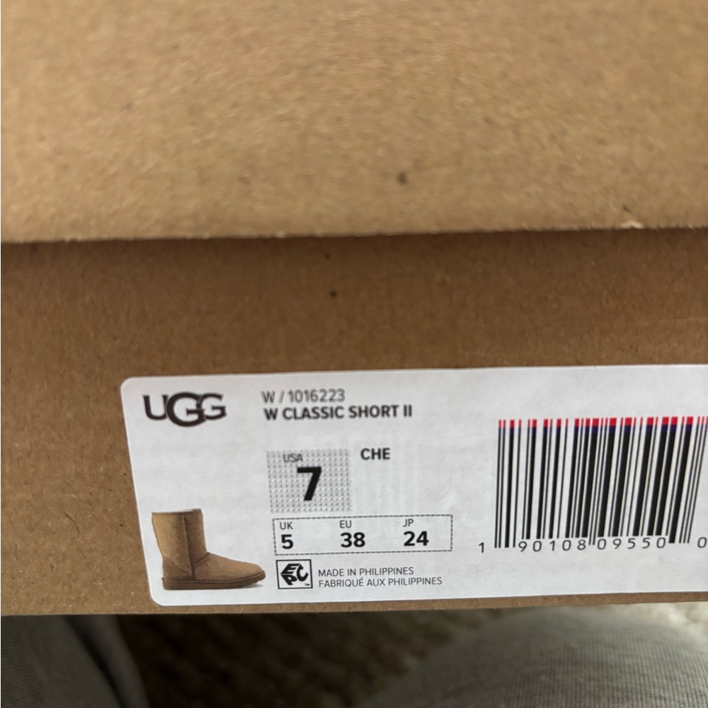 UGG Tan Suede Ankle Boots